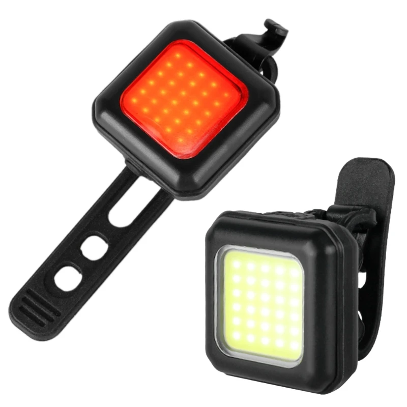

Bike Lights, Rechargeable Waterproof Mountain Road Safety & Easy Mounts LED Bicycles Lights, Cycling Front & Rear Light Dropship