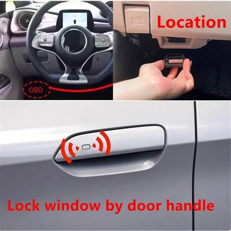 LHD Car Automatic Window Lifter OBD Plug Closer Module For BYD Dolphin 2022 2023 Seagull Atto 2 1
