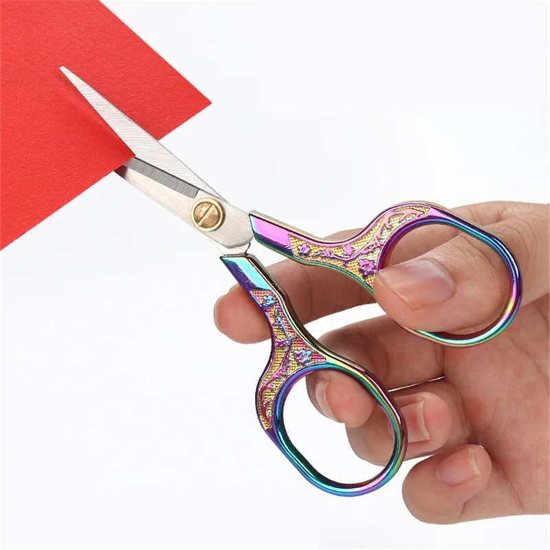 Tailor Scissors 1PC Stainless Steel Vintage Sewing Fabric Cutter Embroidery Thread Shears