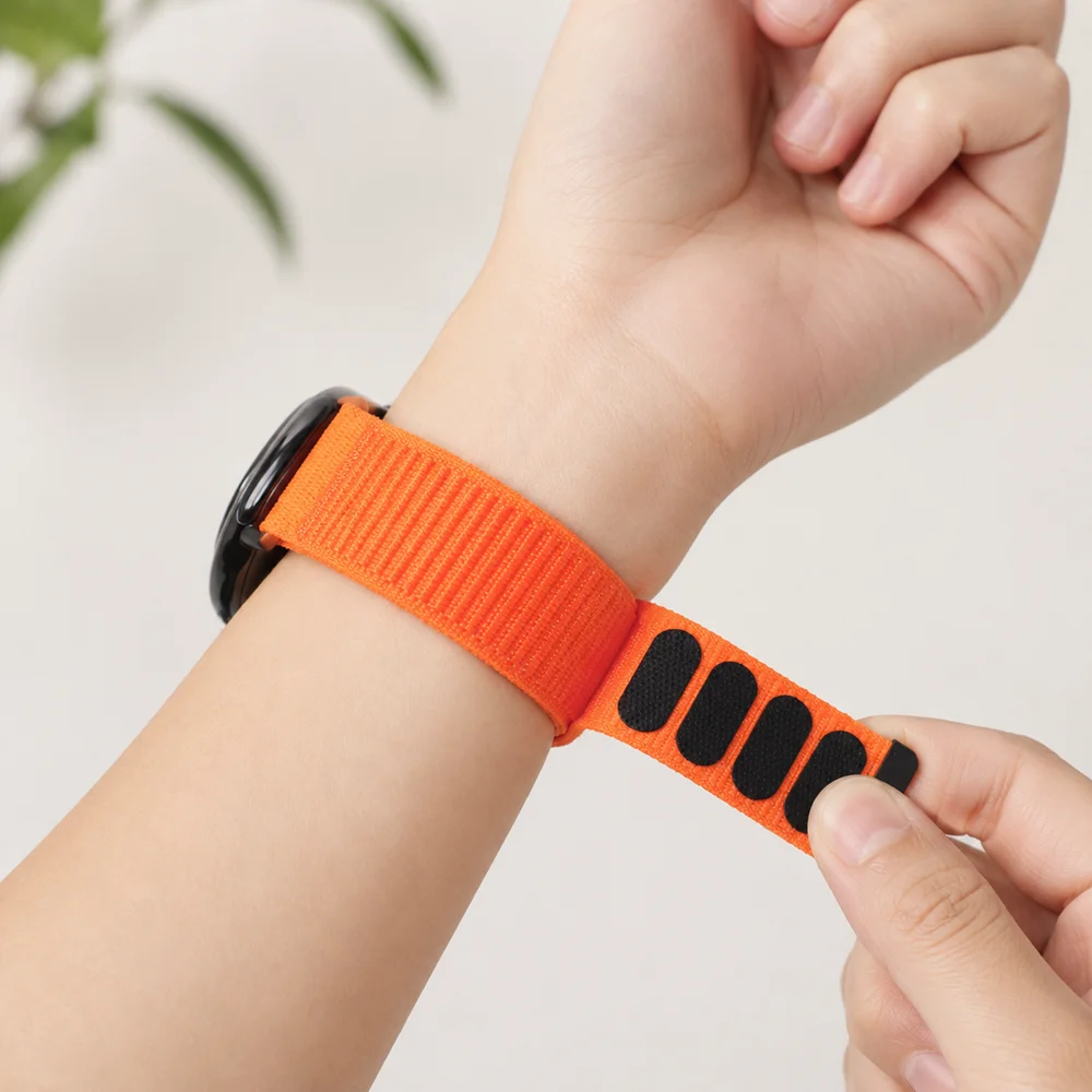 Nylon Sports Bracelet Watchband Replacement - Adjustable Strap, Universal Size