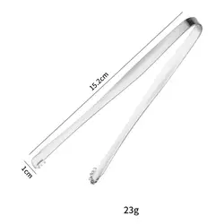 Stainless Steel Grill Tongs for Cooking and Barbecue Accessories (Silver)