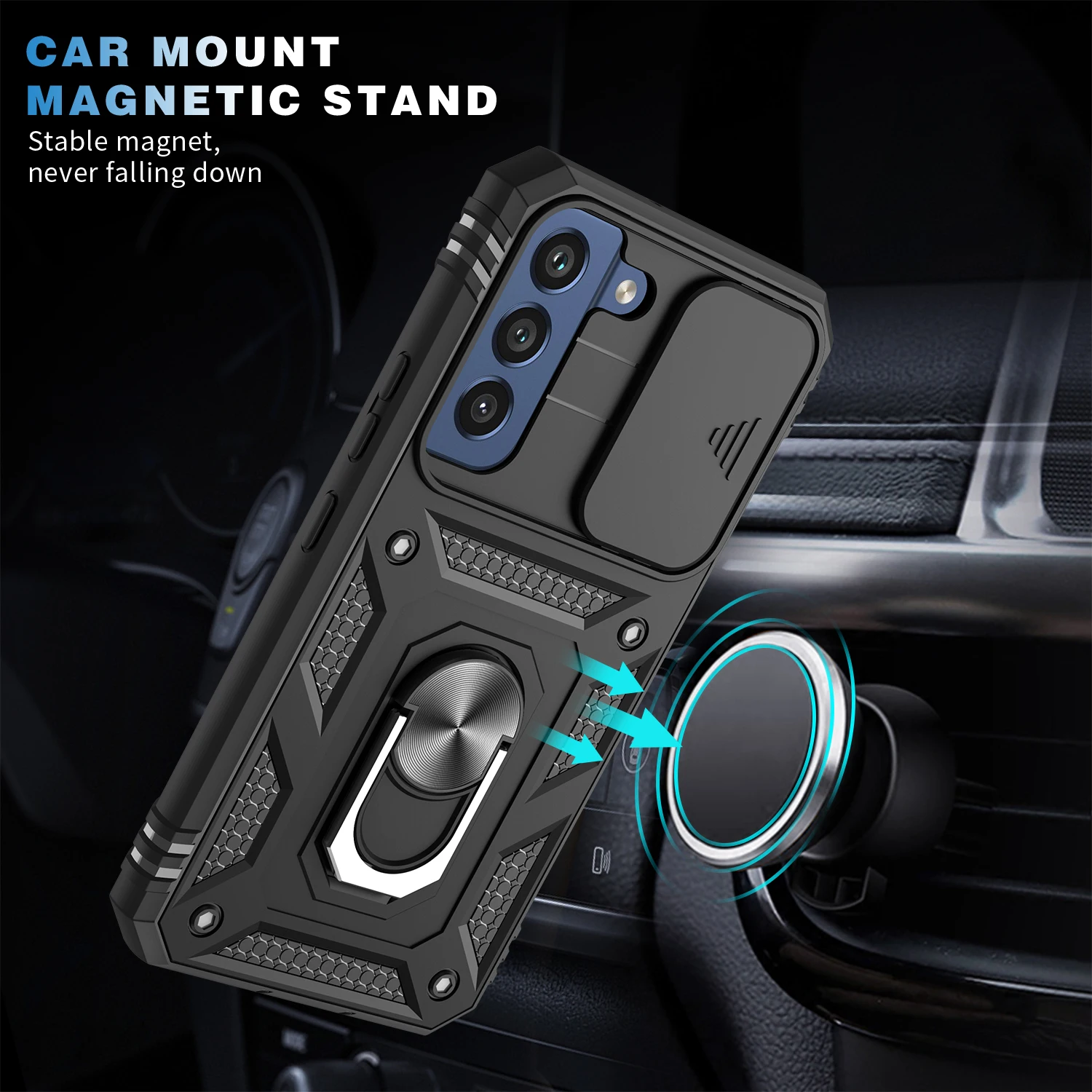 samsung silicone case Chống Trơn Trượt Bảo Vệ Mạnh Mẽ Ốp Lưng Dành Cho Samsung Galaxy Samsung Galaxy S22 Cực S21 FE S22 Plus S 22 5G A52S a52 A12 2 Lớp Bao Bọc Điện Thoại Fundas kawaii samsung cases