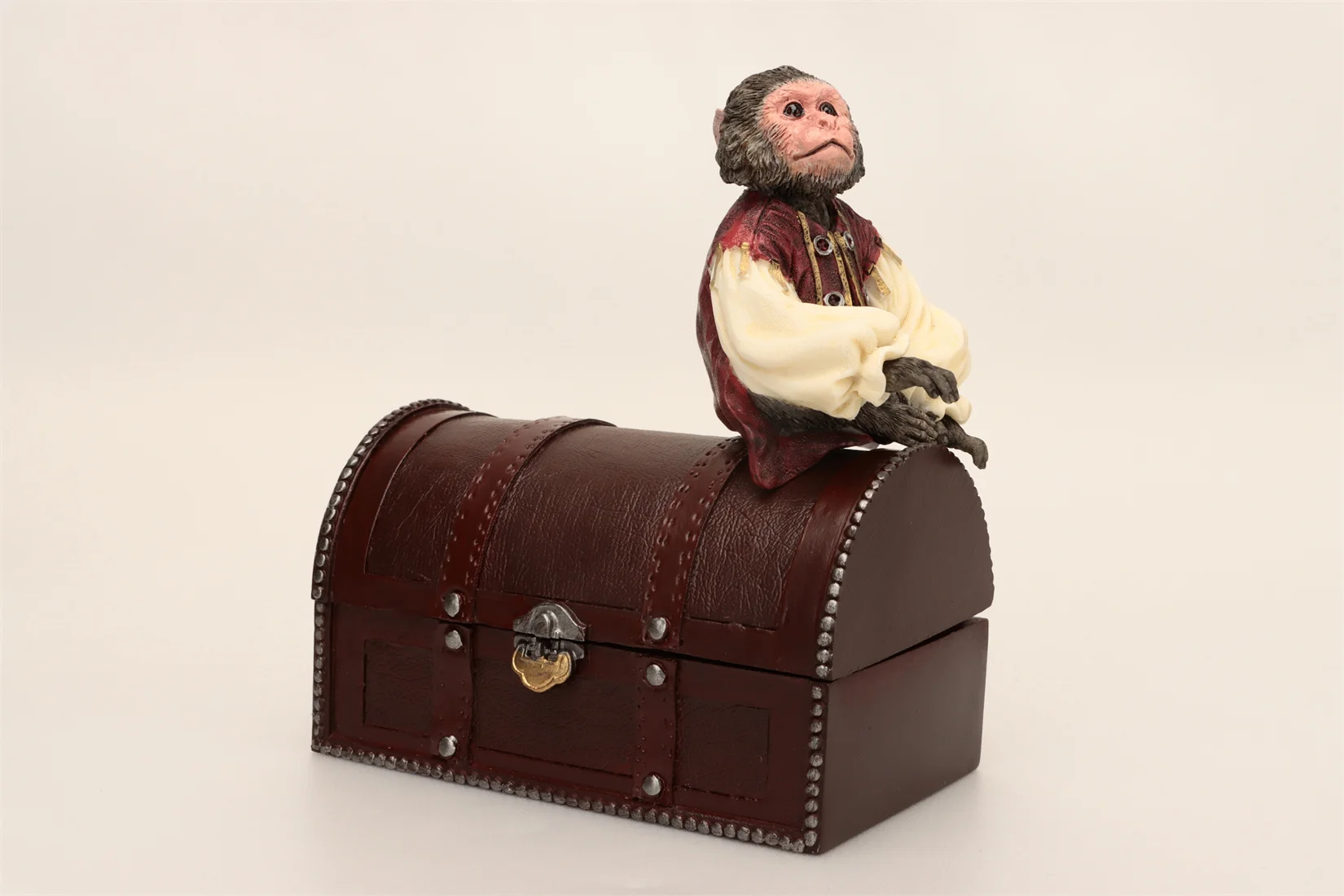 JXK Studio 1:6 Scale Pirate Monkey Bucket Box Set Healing Figure