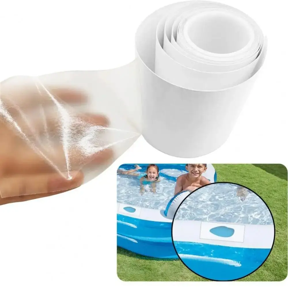 1 Roll Repair Patches Kit TPU Tape Professional Repairing Patches for Inflatable Toy Swim Pool Float Tent Air Mattress Raincoat