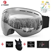 XTIGER Ski Goggles Men's and Women's Winter Ski Goggles Outdoor Snow HD PC UV400 Double Layer Anti-Fog Lenses TUP Frame Ski Gogg 1