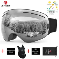 XTIGER Ski Goggles Men's and Women's Winter Ski Goggles Outdoor Snow HD PC UV400 Double Layer Anti-Fog Lenses TUP Frame Ski Gogg 1