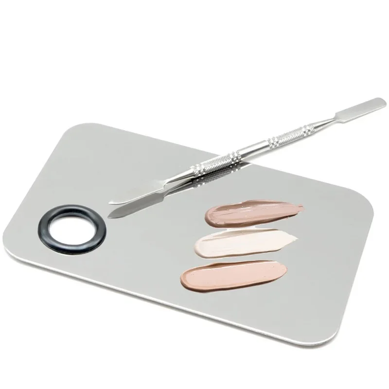 Palette Set Foundation Heart Star Stainless Steel Metal Palette Love Display Board Makeup Tools Nail Art Manicure Tool