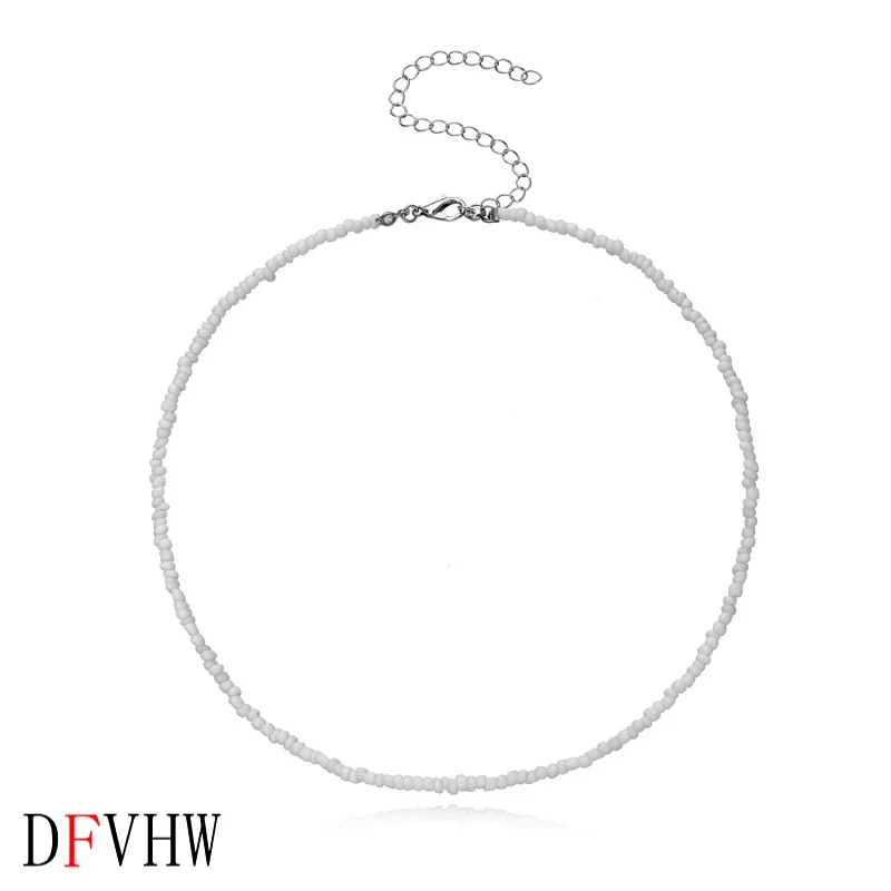 New n ort Pure Color Beaded Nelace for Women Fre out Alloy Pendant ex Fre Produce Faion Jewelry