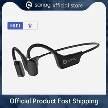 

Sanag A5X True Bone Conduction Earphone Bluetooth Wireless Sport Headphones Waterproof Headset HIFI Sound Effect Hands-Free Call