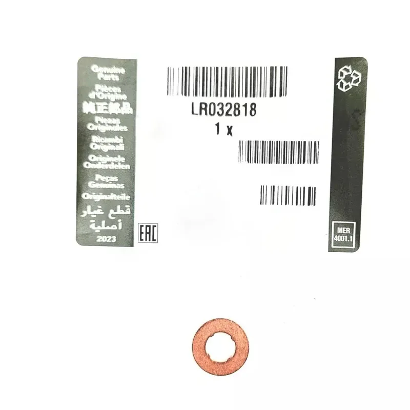 LR032818 Nozzle Holder Seal Rings for Land Rover Range Rover