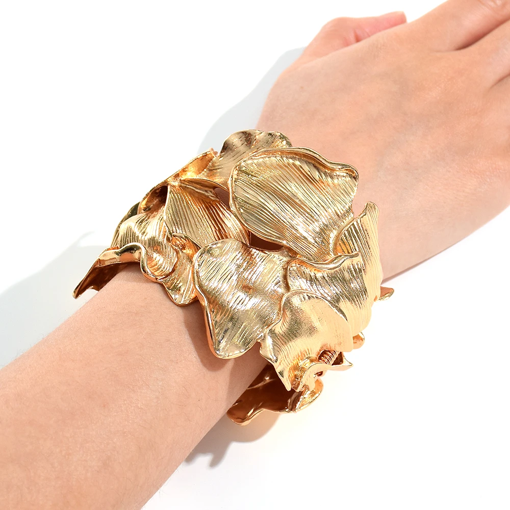 New Golden Metal Bracelet Statement Bracelets Women's Jewelry