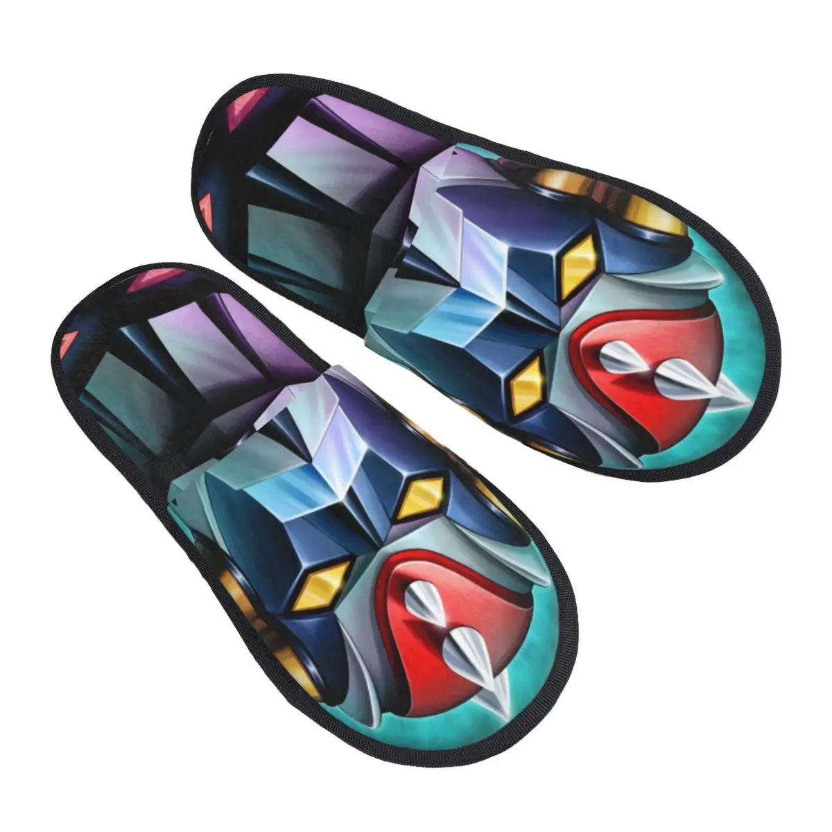 

Grendizer Goldrake UFO Robot Guest Slippers for Bedroom Women Custom Print Anime Manga House Slipper