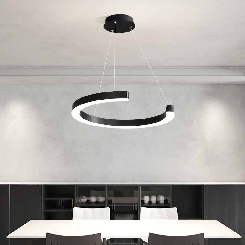 

Nordic Aluminum Pendant Light Simple Round Hotel Restaurant Hanging Lamp Creative Bar Dining Table Lamp Home Decor Pendant Lamp