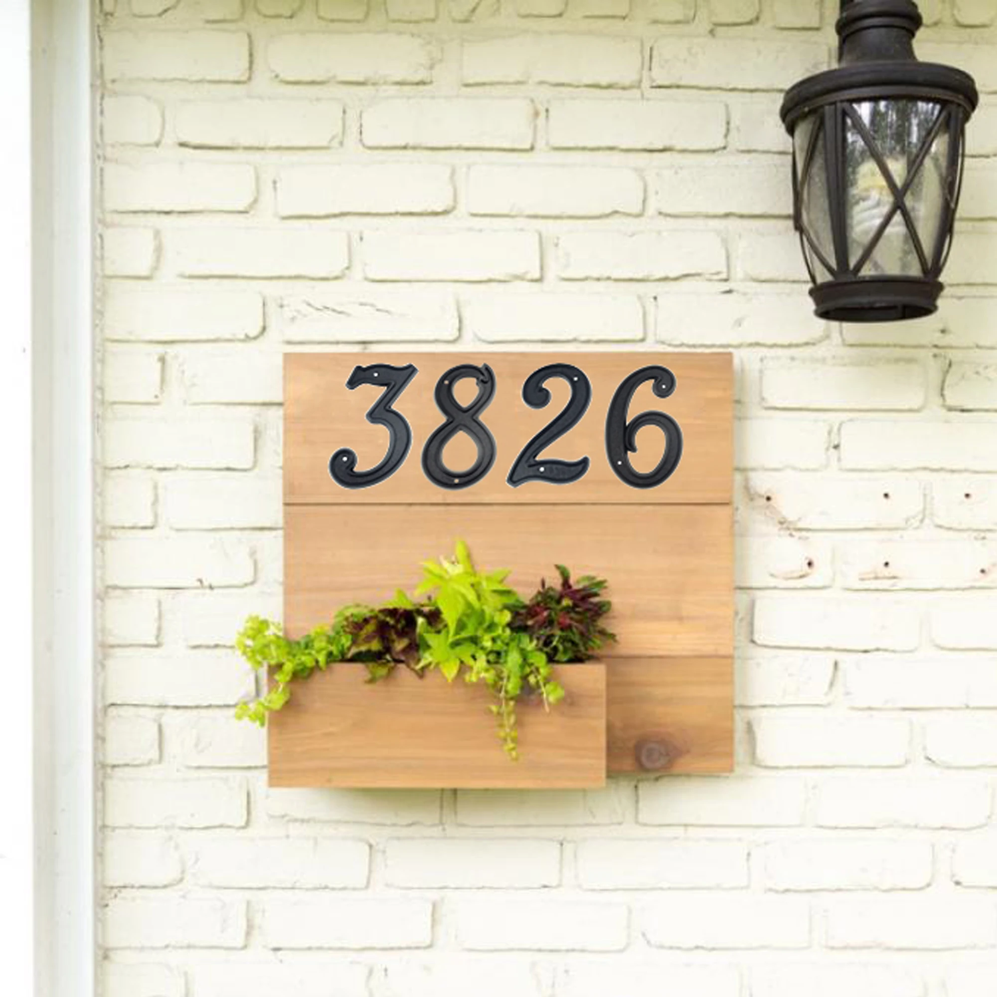 House Numbers 1pc 139mm Outdoor ABS Plastic Apartment Door Mailbox Address