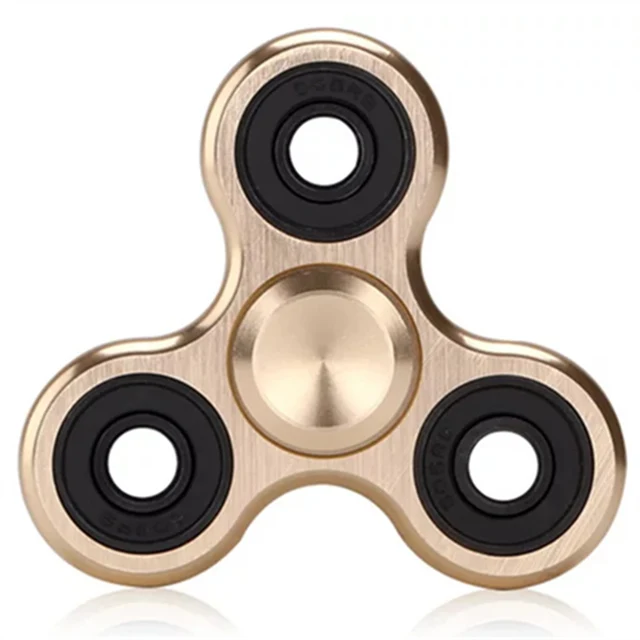 70mm Triangle Finger Aluminum Alloy Metal Spinner No Box R188 Bearing Turn for 5 Minutes Child Toys Decompression Toy Spinner 4