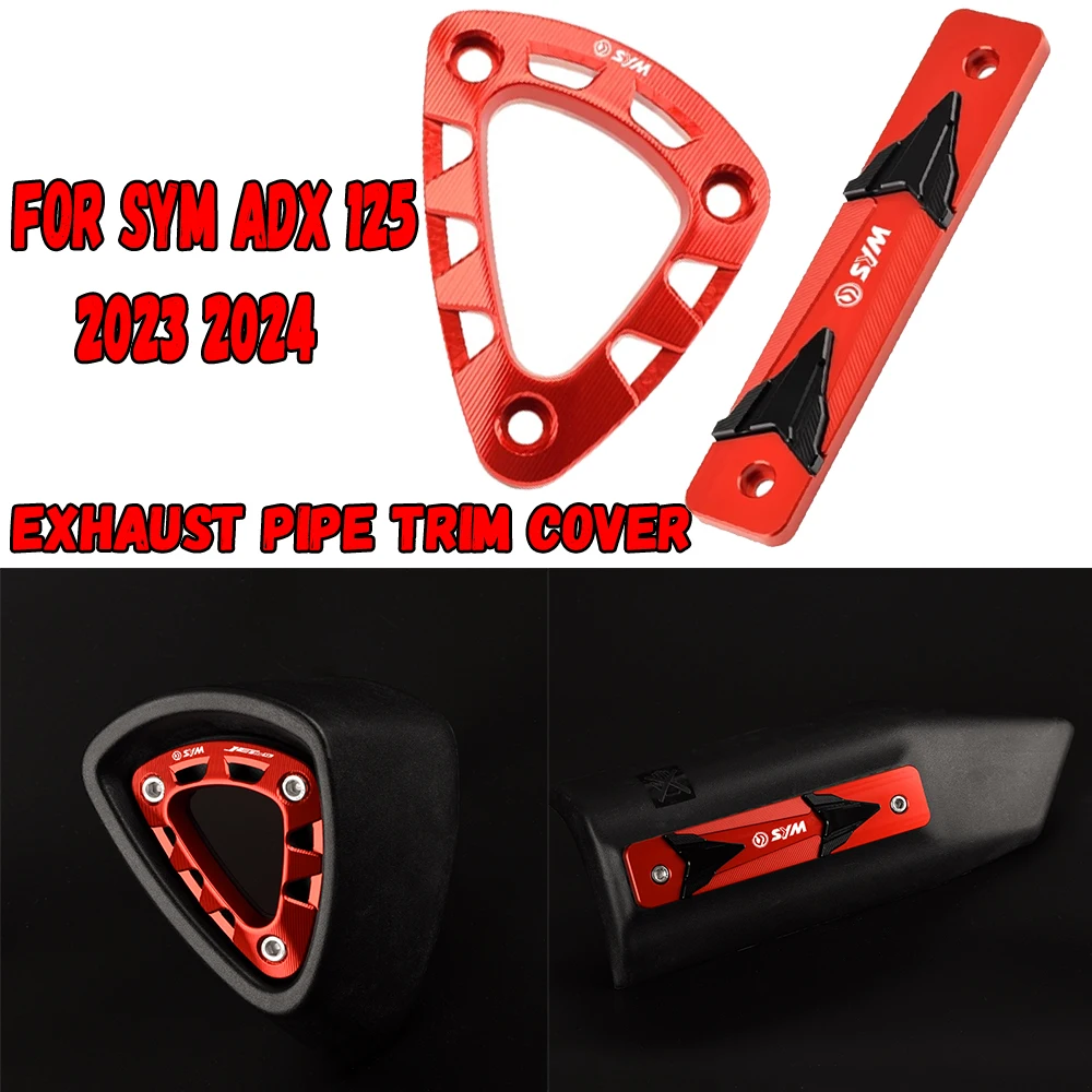 Per Sym Adx 125 Accessori Moto Copertura Del Tubo Di Scarico Copertura Protettiva Antiscottatura Copertura Interna Decorazione Della Copertura Della C