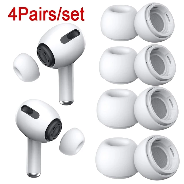Soft Silicone Ear Tips for Airpods Pro 1/2 Gen Protective Earbuds Cover Noise Reduction Hole Ear-pads For Apple Air Pods Pro