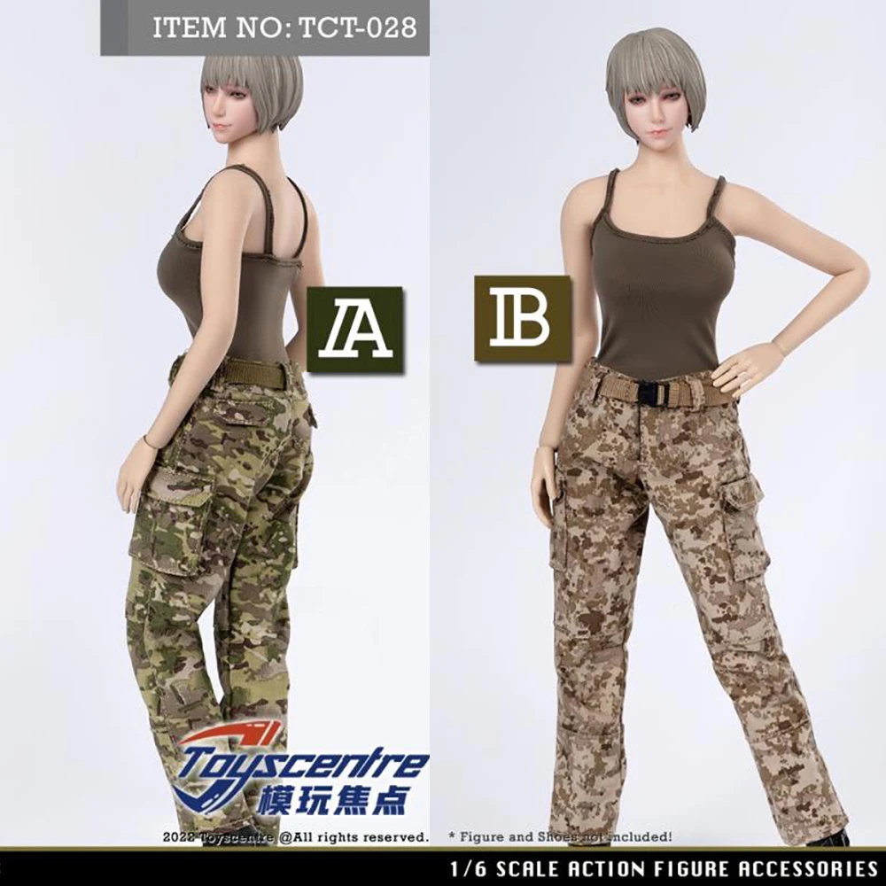 

Женский комплект из майки и брюк, в масштабе 1/6