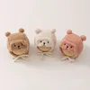 Cartoon Baby Ear Protection Hat Winter Thick Lamb Fleece Earmuffs Cap for Infant Boy Girl Cute Bear Warm Plush Toddler Beanies 2