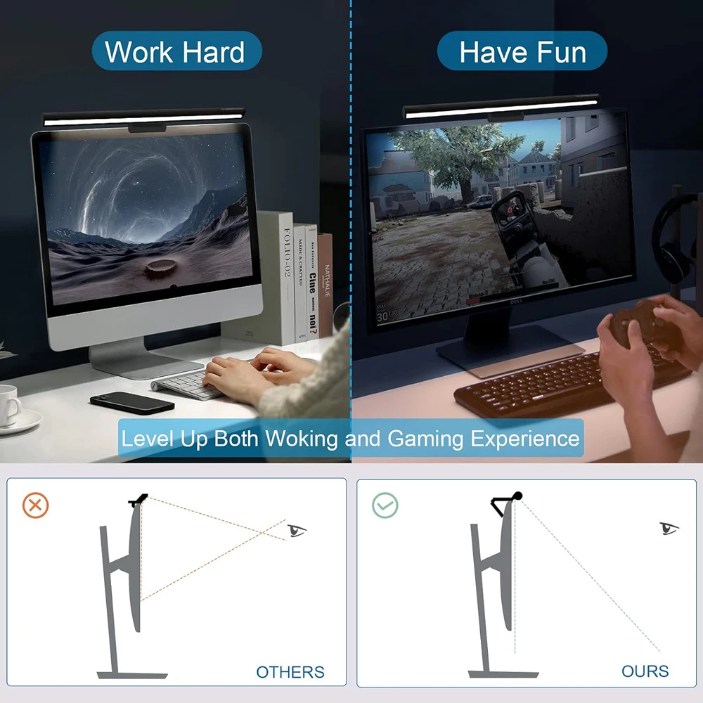 New Screen Light Desk Lamp Computer Light Screen Hanging Light New Table Lamp LCD Monitor Light For Study Laptop USB Light 2