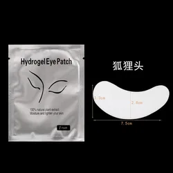 Hydrating Under-Eye Gel Pads for Eyelash Extension Application - 50 Pairs (Fox ZY)