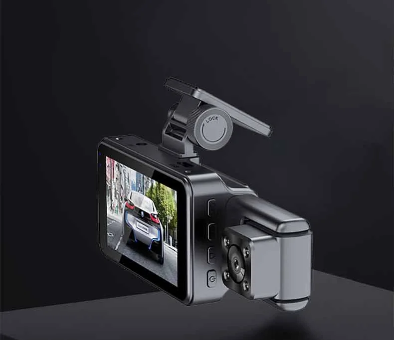 Large Screen HD Front and Rear Dual Recording Car Tachograph Can Choose Ordinary or Wireless WIFI Car DVR 4