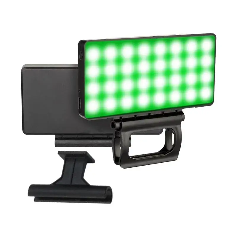 Tanie Akumulatorowa lampa LED Selfie Fill Light On-Camera oświetlenie fotograficzne zestaw przenośny oświetlenie