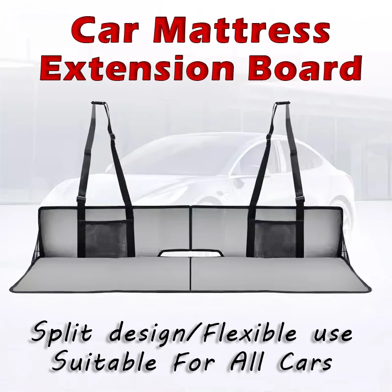 

Car Bed Suede Folding Camping Car Rear Seat Fill Gap Mattress For Block Split Design Single Bed 2023 Travel Sleeping Accessories