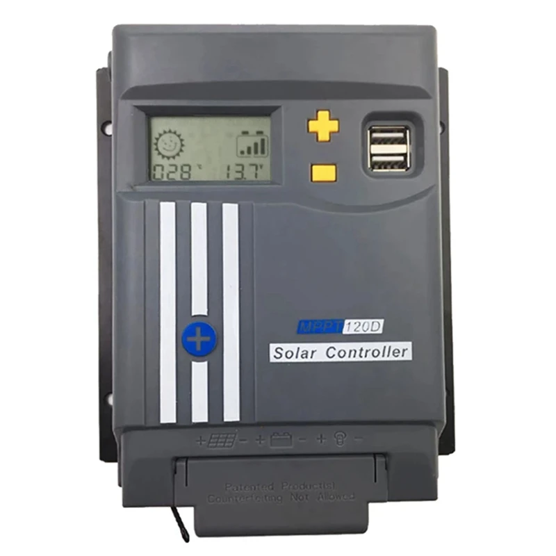 

Контроллер заряда солнечных батарей MPPT120D 20A MPPT 12/24 в, контроллер солнечных батарей для литиевых батарей Lifepo4
