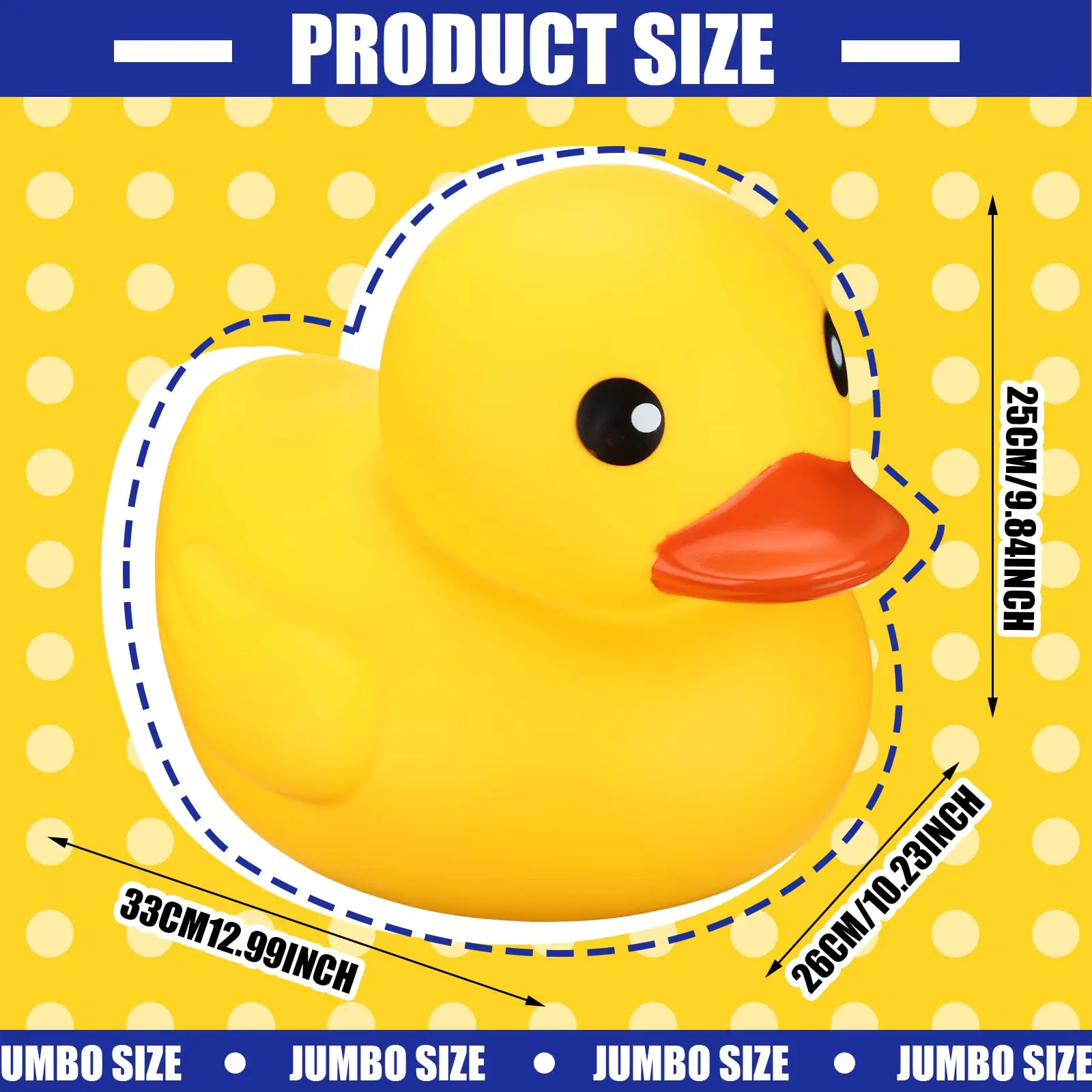 Rubber Duck Giant Ducks Large Rubber Duck Gender Reveal Party Rubber Duck 13 Inch Duck Shower Birthday Party Favor 2