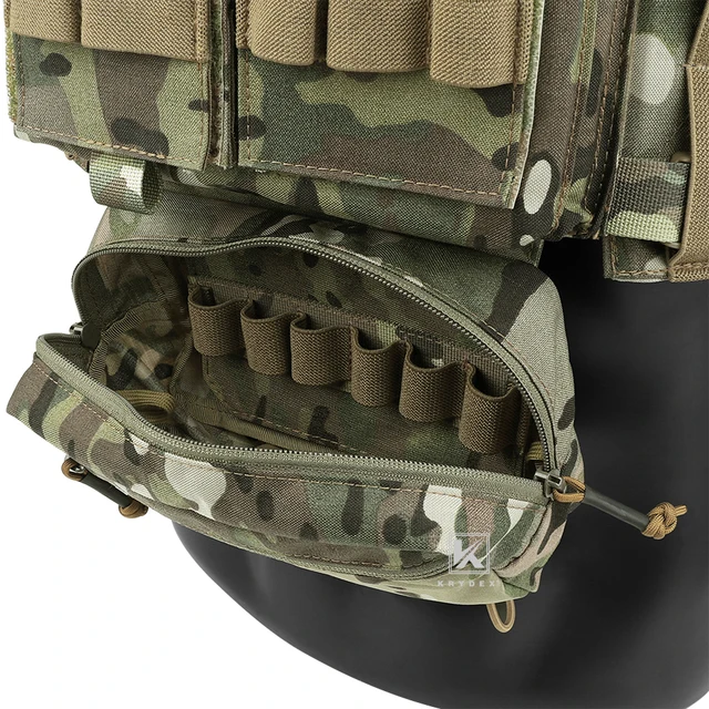 KRYDEX MK3 MK4 Micro Fight Chassis Modular Chest Rig Airsoft Hunting Combat Tactical Carrier Vest w/ 5.56 7.62 Magazine Pouch 2