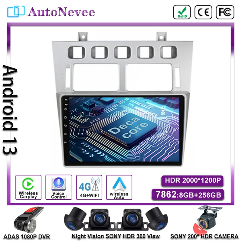 

Android 13 для Chery Fora A5 A21 2006 - 2010 Cowin 3 A21 2010 2011 для Vortex Estina навигация Радио стерео мультимедийный автомобиль GPS