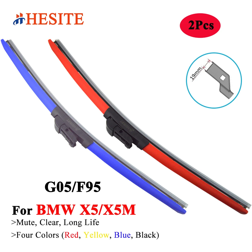 Hesite Colorful Wiper Blade For Bmw X5 X5m Suv G05 F95 Xdrive 30d 50d