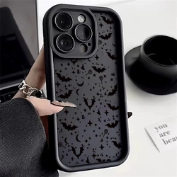 Vintage Red Bats Skull Trendy Pattern Soft Phone Case Cover for A53 5G (1)