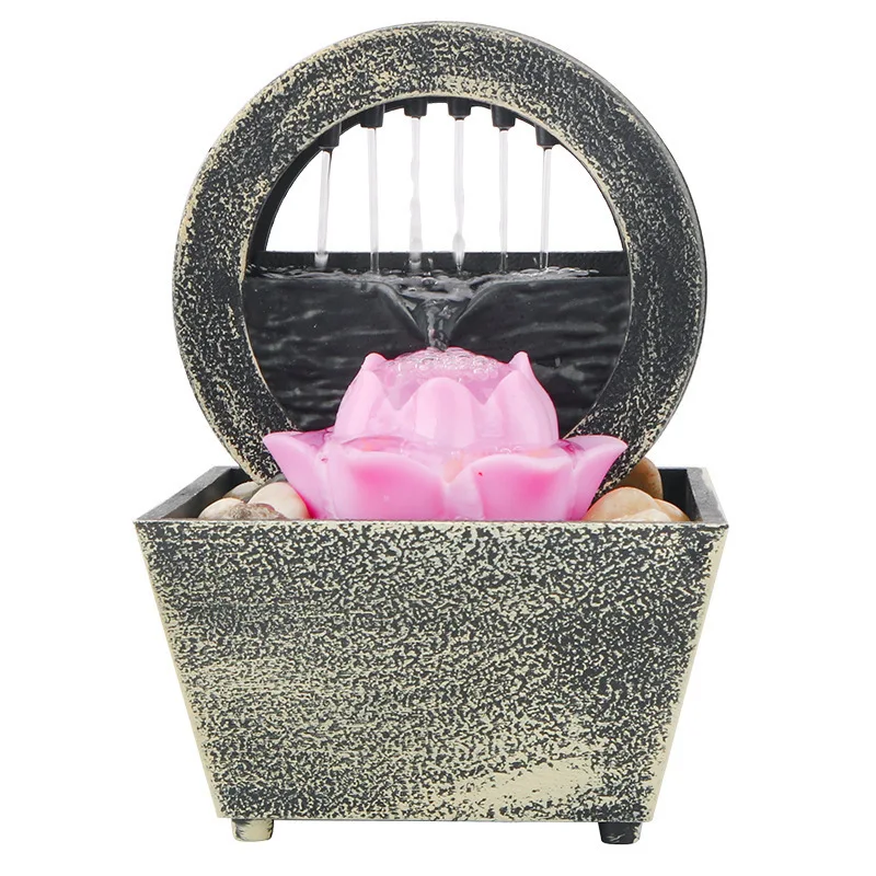 Description Picture 6 of itemWaterfall Feng Shui ornaments desktop small landscape fountain to attract wealth essential waterfall Feng Shui landscape