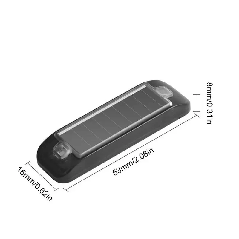 Solar strobe warning light mini easy installation multifunctional