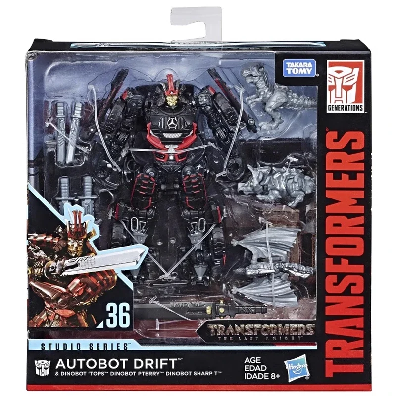 

TAKARA TOMY Transformers Toys SS Series D-Class SS36 Drift With 3 Small Dinosaurs Limited 3C Birthday Gift Collection