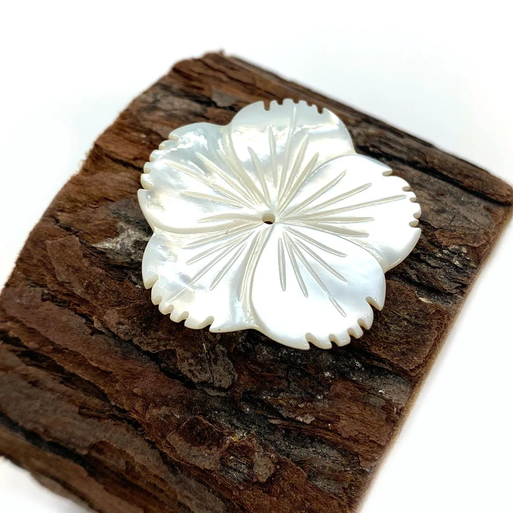 

Natural SeaShell Flower Mother-of-pearl Shell Large Beads for Jewelry Making DIY Necklace Brooch Hairpins Jewelry Accessories