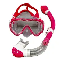 New Professional Snorkel Diving Mask and Snorkels Goggles Glasses Diving Swimming Tube Set Snorkel  Child Unisex 1