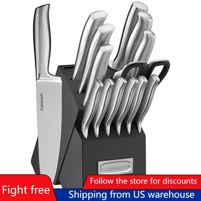 Cuisinart 15 Piece Stainless-Steel Hollow Handle Block Set