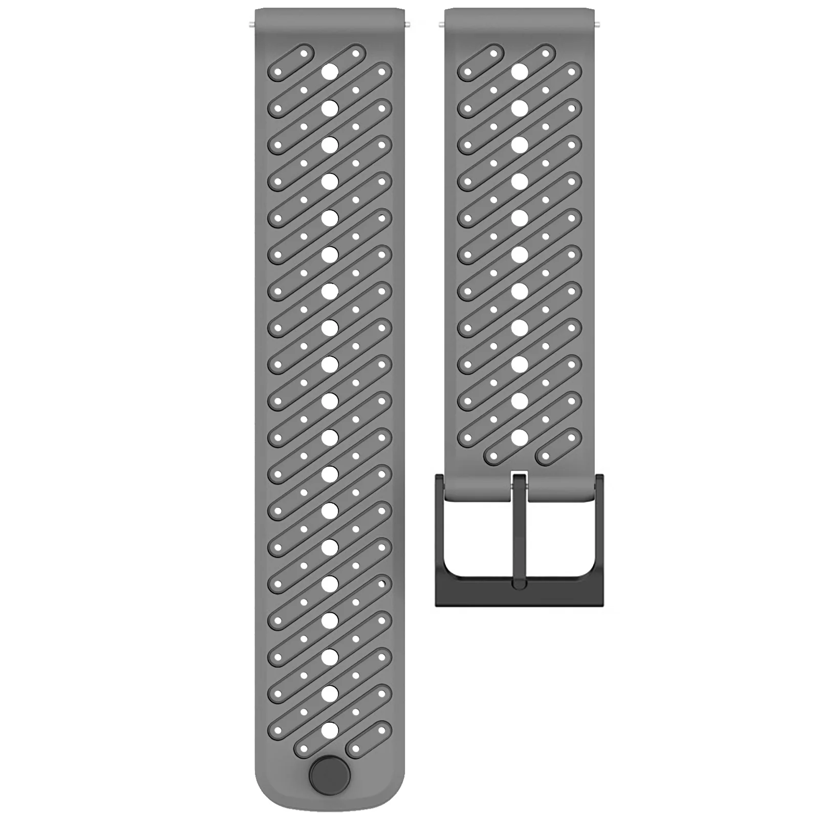 Two-Tone Silicone Strap - 22mm Wristband Replacement Band Bracelet