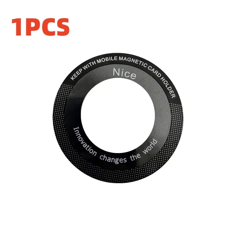 Universal Magnetic Metal Plate Ring for Wireless Charging and Car Mounts