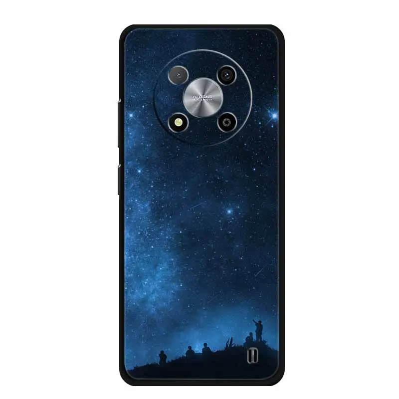 Luxury Soft Silicone TPU Phone Cover with Cartoon Floral Design - Protective Case
