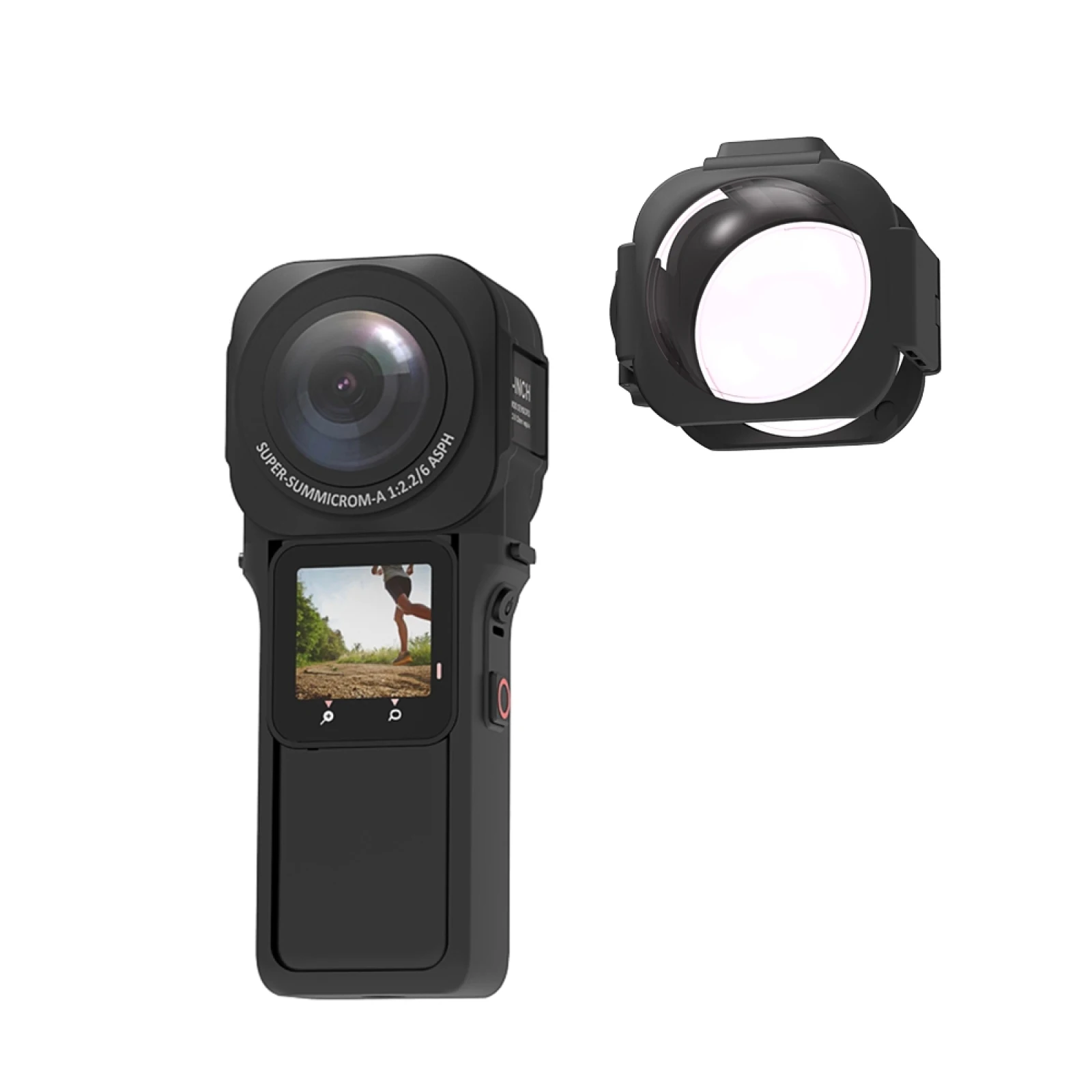 Puluz-lens Guard Capa Protetora para Insta360 One rs 360 Edition Lens Guards Cap Acessórios para Câmera Panorâmica - Image 3