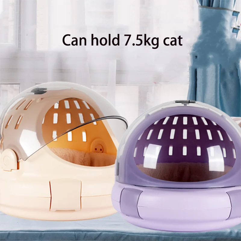 

New Panoramic Cat Air Box Portable Breathable Pet Go Out Space Capsule Cat Bag Multi-Functional Cat Nest Pet Bag Cat Cage