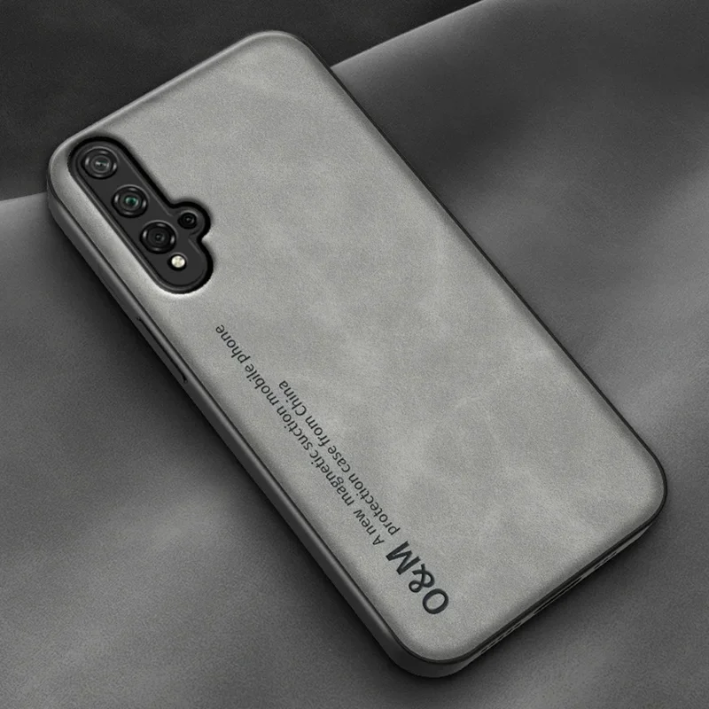 Premium Magnetic Leather Phone Case with Silicone Lining - Luxury Protective Cover