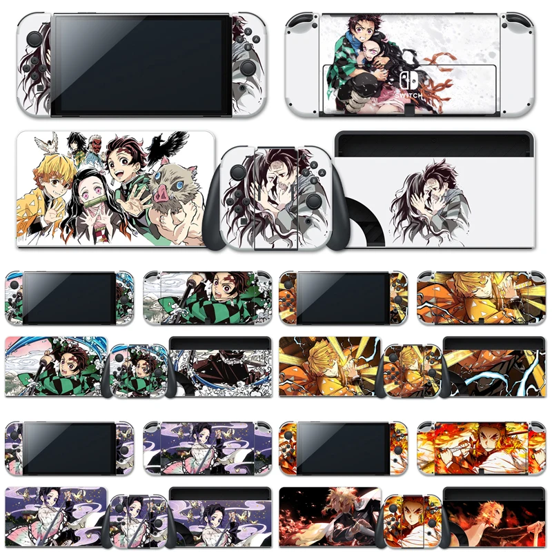 For Nintendo Switch Case Cover Japan Cartoon Demon Slayer Skin Protective  Shell