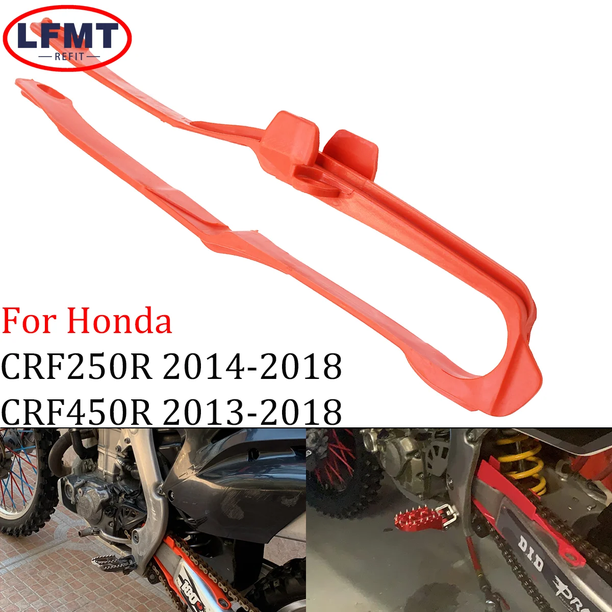 Rubber Chain Slider Guide Swingarm Guard Pit Dirt Motor Trail Bike 50cc