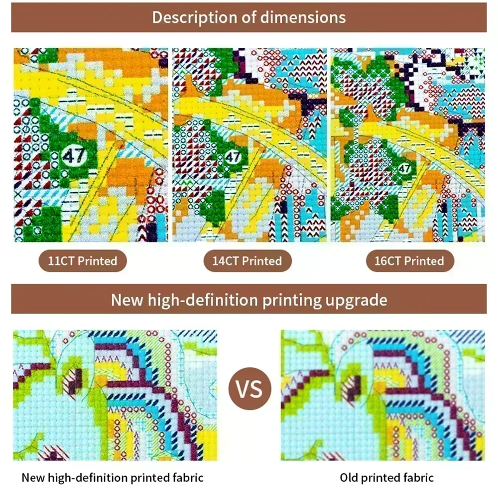 Maydear パターン付き初心者向けのスタンプ刺?キット、クロスステッチキット、刺?フープ、刺?糸、刺?はさみを含む刺?スターターキット-リース16 | Maydear パターン付き初心者のためのスタンプ刺繡キット