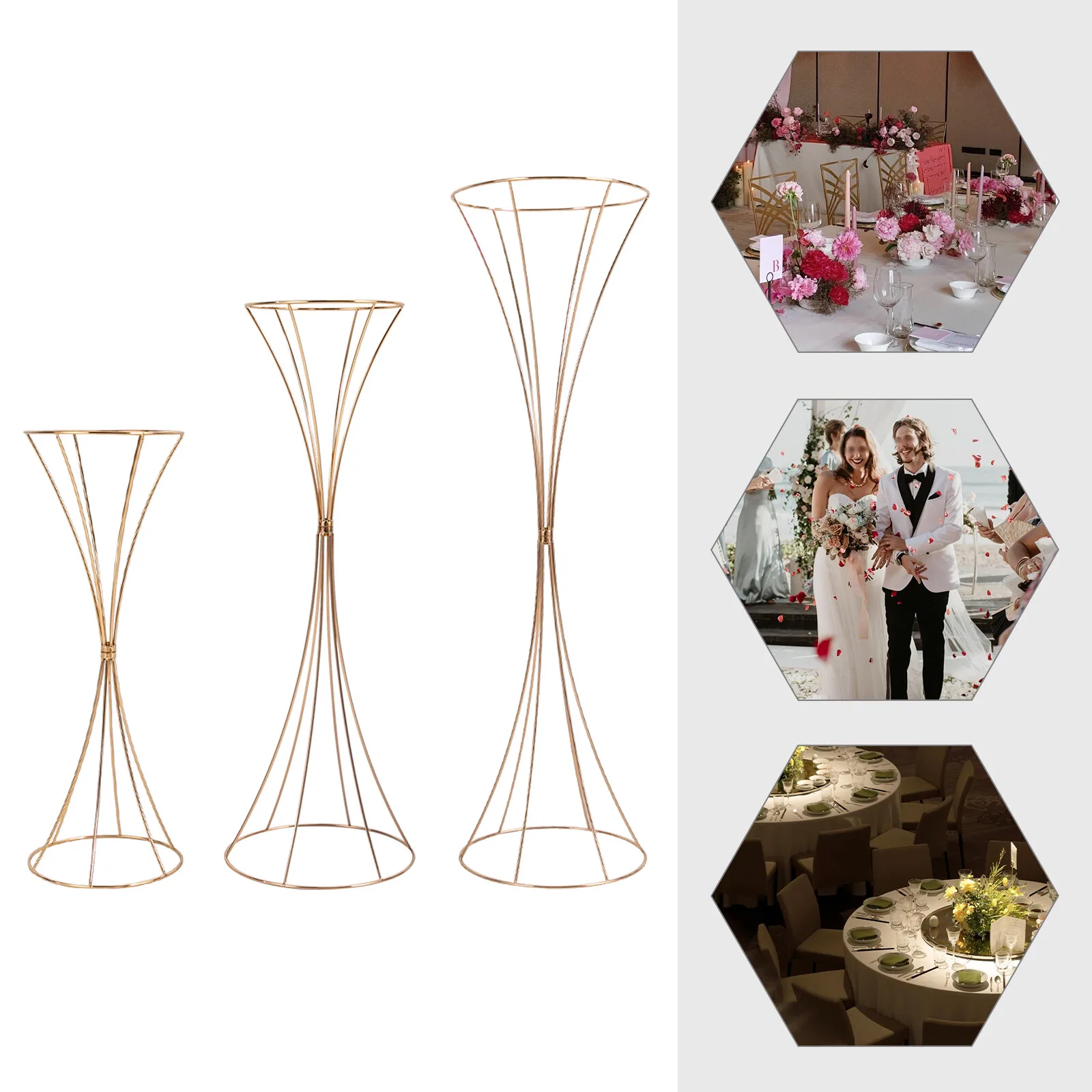 uds estante de flores soporte para jarrón Prop camino plomo en - Main Image